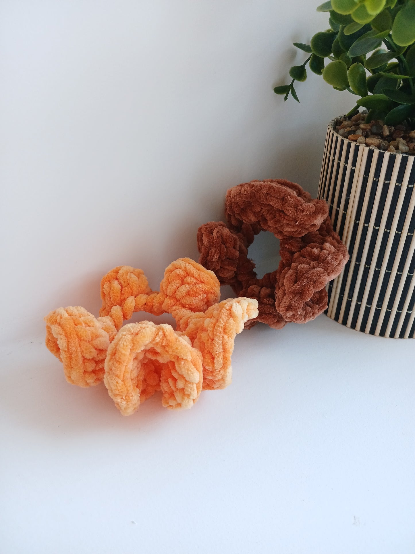 Softy chouchou – Lot automne orange & marron