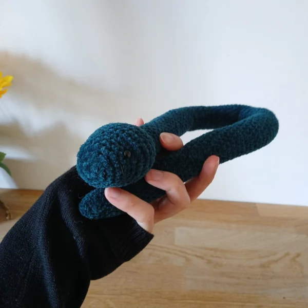 Peluche serpent vert – Image 2