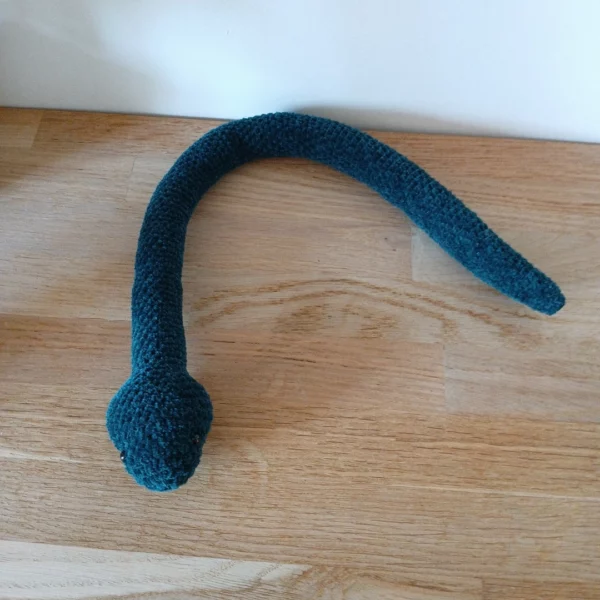 Peluche serpent vert – Image 3