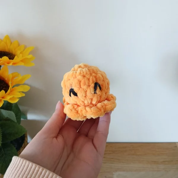 peluche mini poulpe fait main décoration artisanale